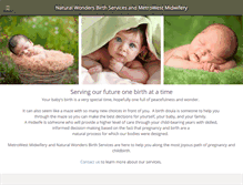 Tablet Screenshot of naturalwondersbirthing.com